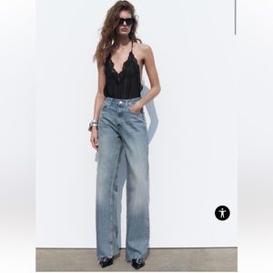 Zara NWT Wide Leg Jeans